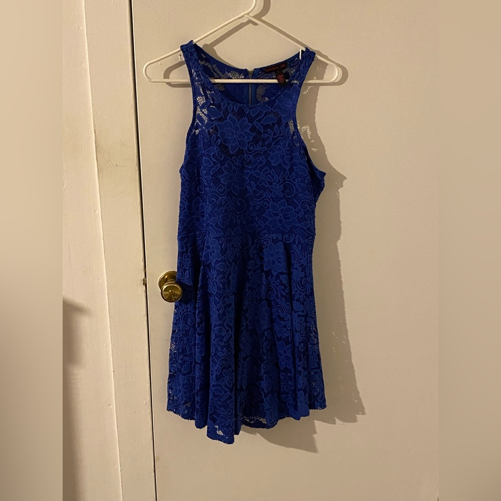 Royal blue dress